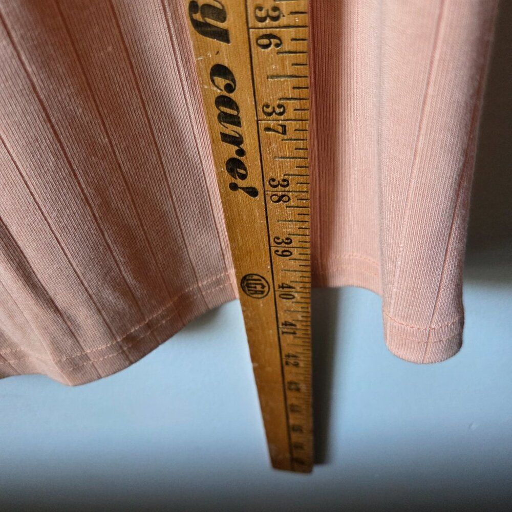 EUC LIKE NEW SIGNIFICANT OTHER DRAPED WRAP RIBBED MAXI SKIRT SIZE US 8 / S/M - Picture 16 of 16